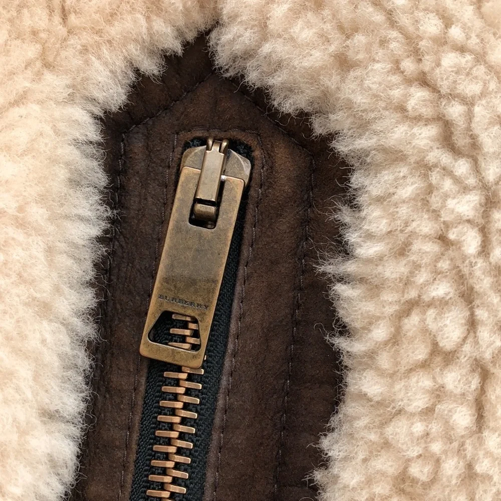 Burberry Runway AW18 Double Collar Shearling Aviator Jacket - Picture 9 of 16